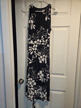 Anne Klein Blue and White Sleeveless Dress NWT